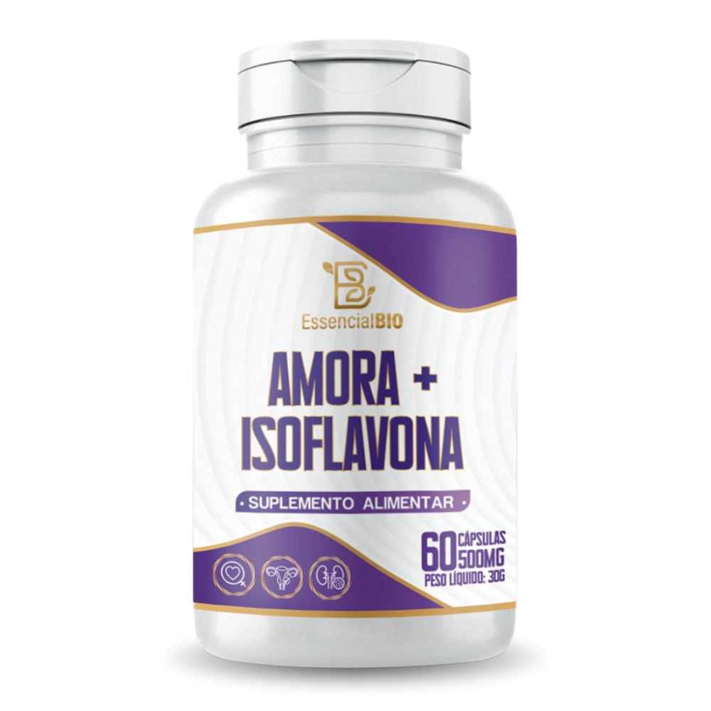 Amora + Isoflavona Essencial Bio 500mg – 60 cápsulas