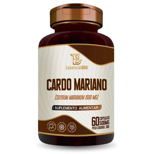 Cardo Mariano Essencial Bio 500mg – 60 cápsulas