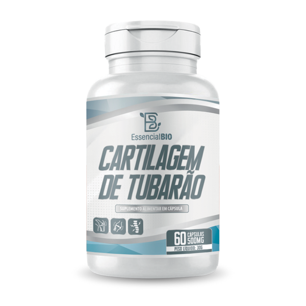 Cartilagem de Tubarão Essencial Bio 500mg – 60 cápsulas