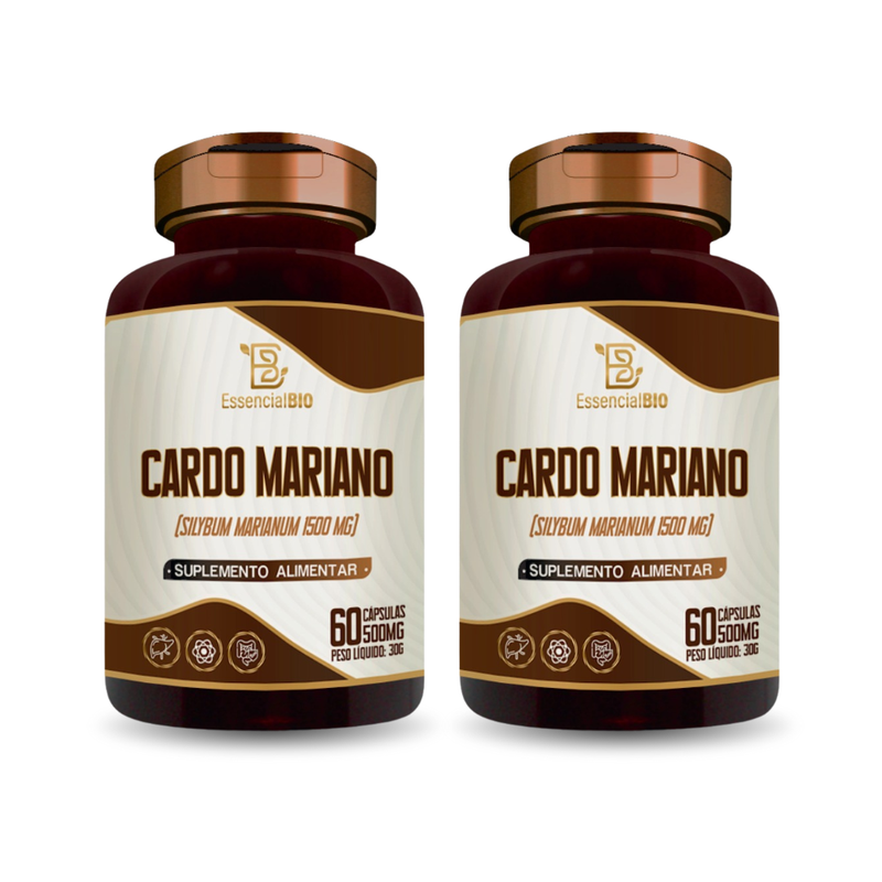 Cardo Mariano Essencial Bio 500mg – 60 cápsulas