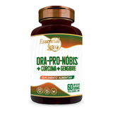 Ora-Pro-Nóbis + Cúrcuma + Gengibre Essencial Bio 500mg – 60 Cápsulas