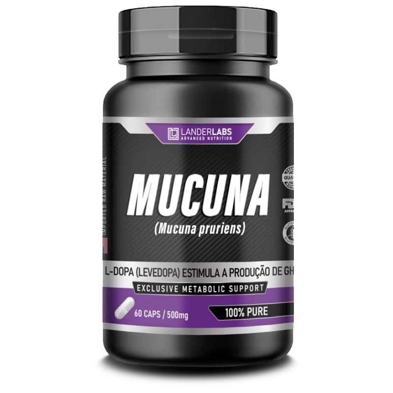 Mucuna LanderLabs 500mg – 60 cápsulas