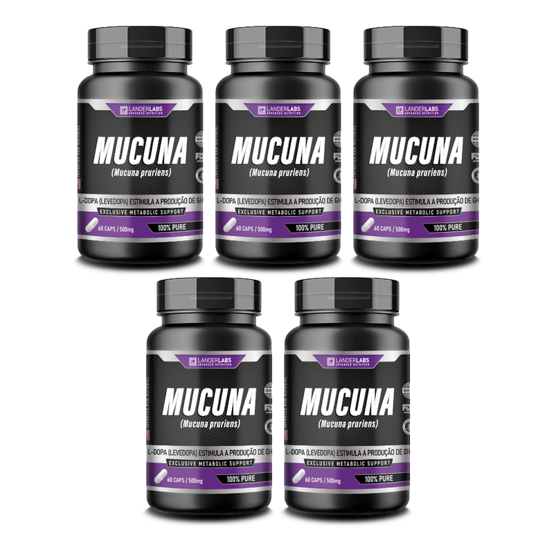 Mucuna LanderLabs 500mg – 60 cápsulas