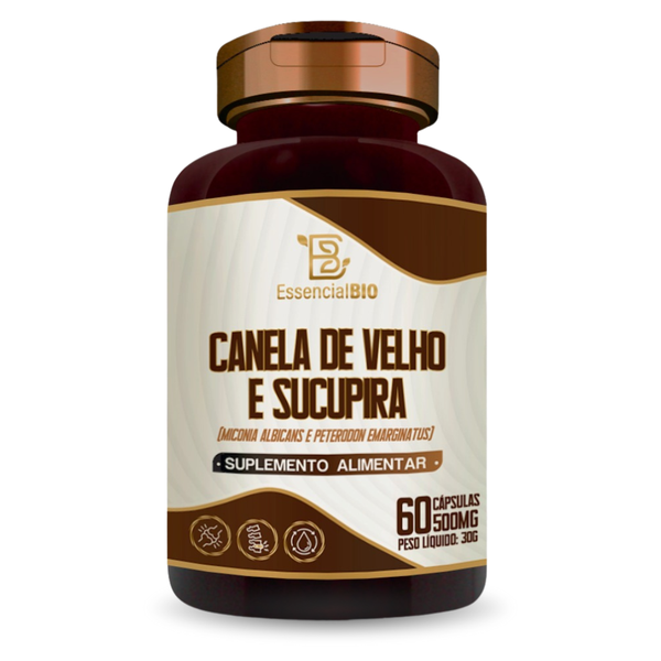 Canela de Velho + Sucupira Essencial Bio 500mg – 60 cápsulas