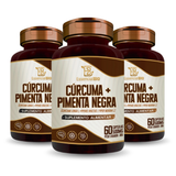 Cúrcuma + Pimenta Negra 500mg 60 Cápsulas – Essencial Bio