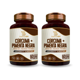 Cúrcuma + Pimenta Negra 500mg 60 Cápsulas – Essencial Bio