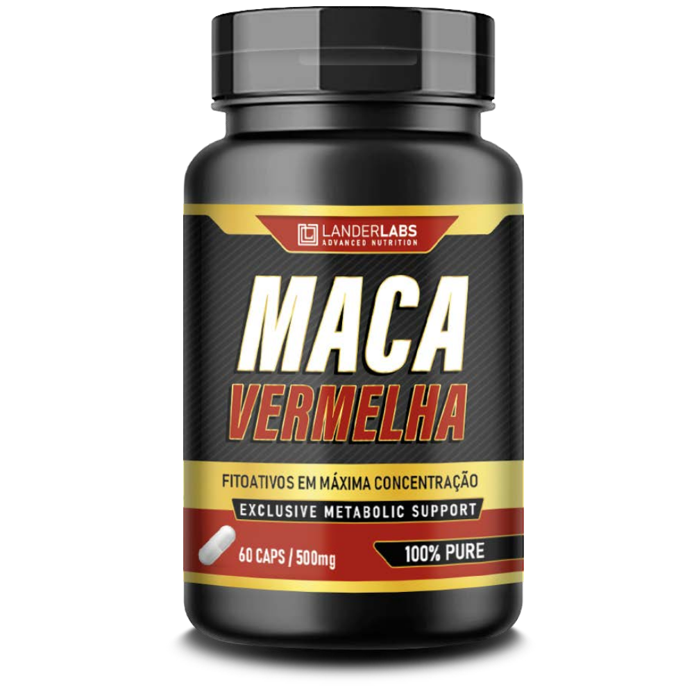Maca Vermelha LanderLabs 500mg – 60 cápsulas