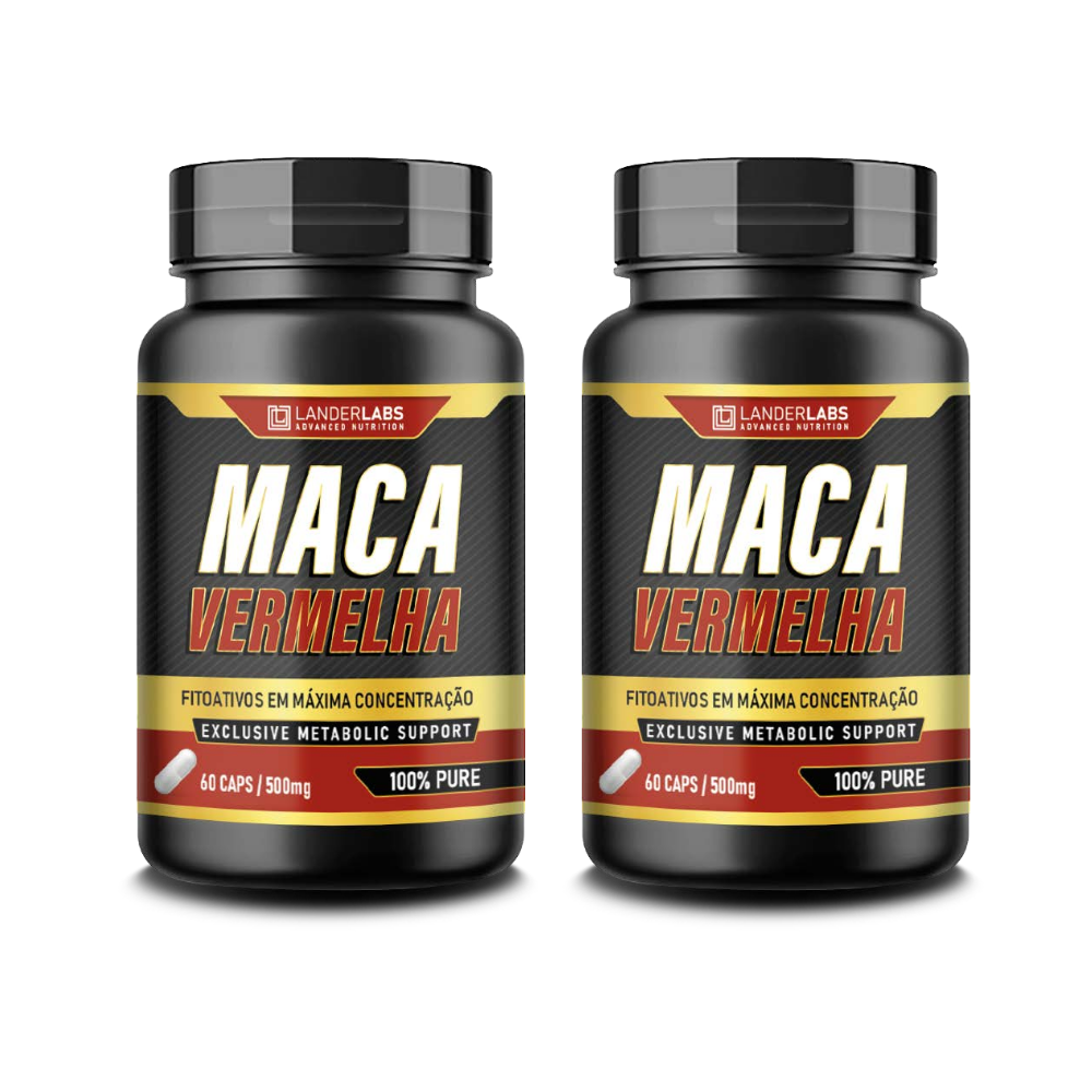 Maca Vermelha LanderLabs 500mg – 60 cápsulas