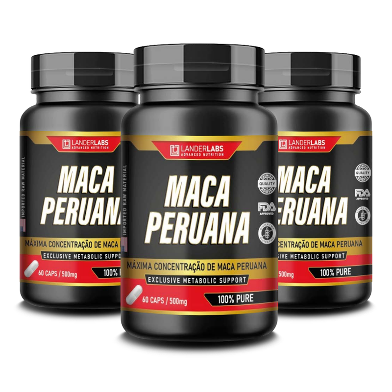 Maca Peruana LanderLabs 500mg – 60 cápsulas