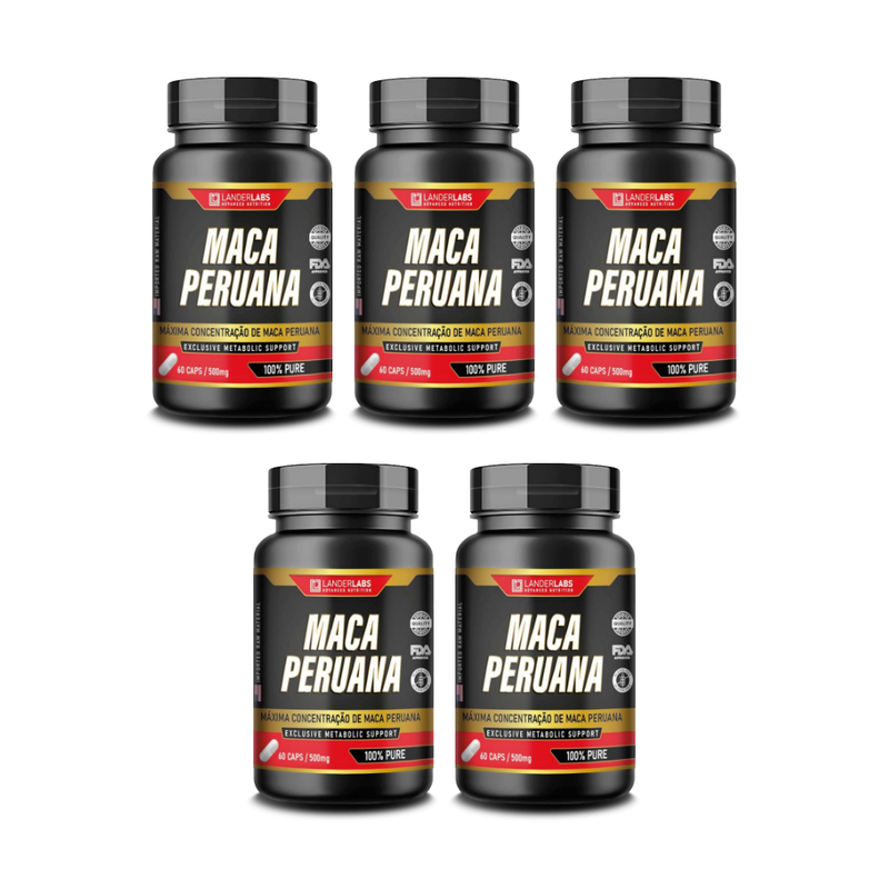 Maca Peruana LanderLabs 500mg – 60 cápsulas