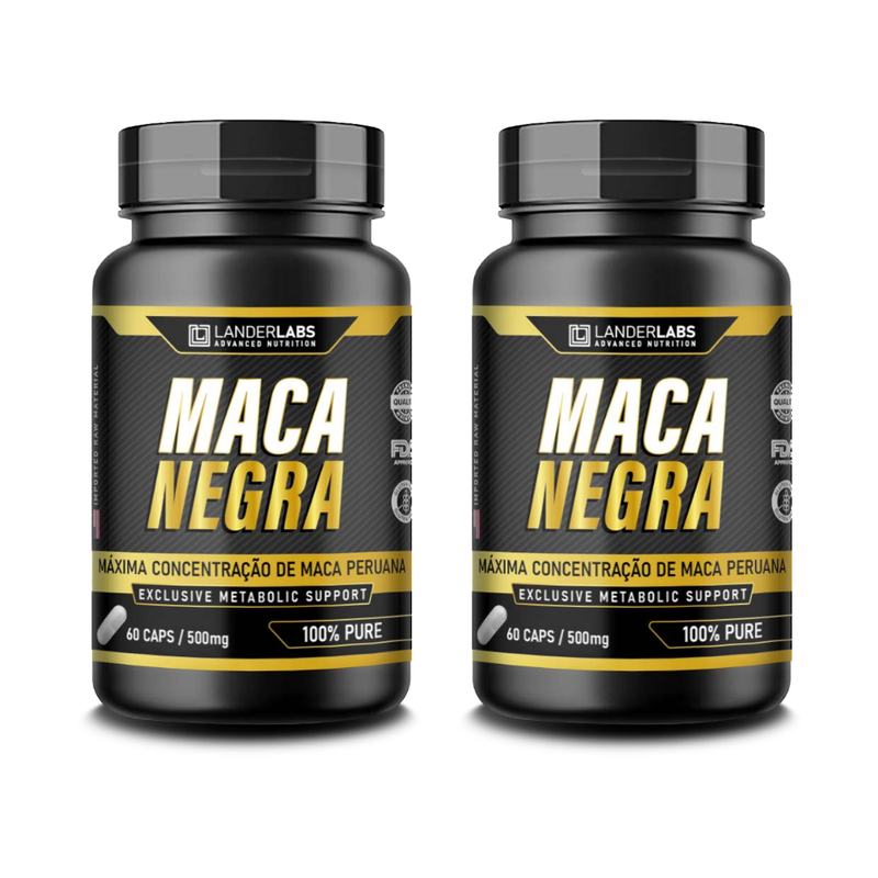 Maca Peruana Negra LanderLabs 500mg – 60 cápsulas