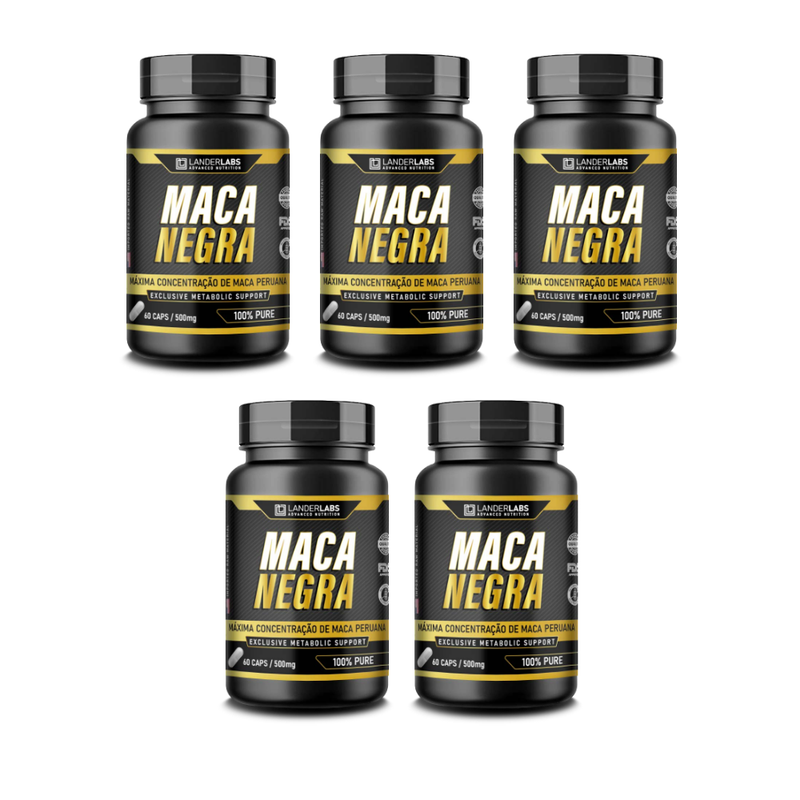 Maca Peruana Negra LanderLabs 500mg – 60 cápsulas