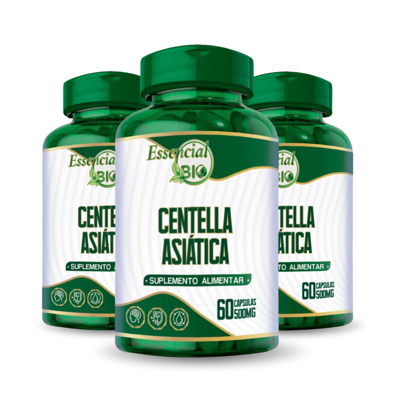 Centella Asiática Essencial Bio 500mg – 60 cápsulas