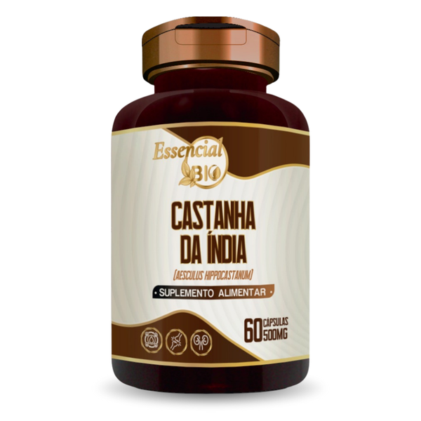 Castanha da Índia Essencial Bio 500mg – 60 cápsulas