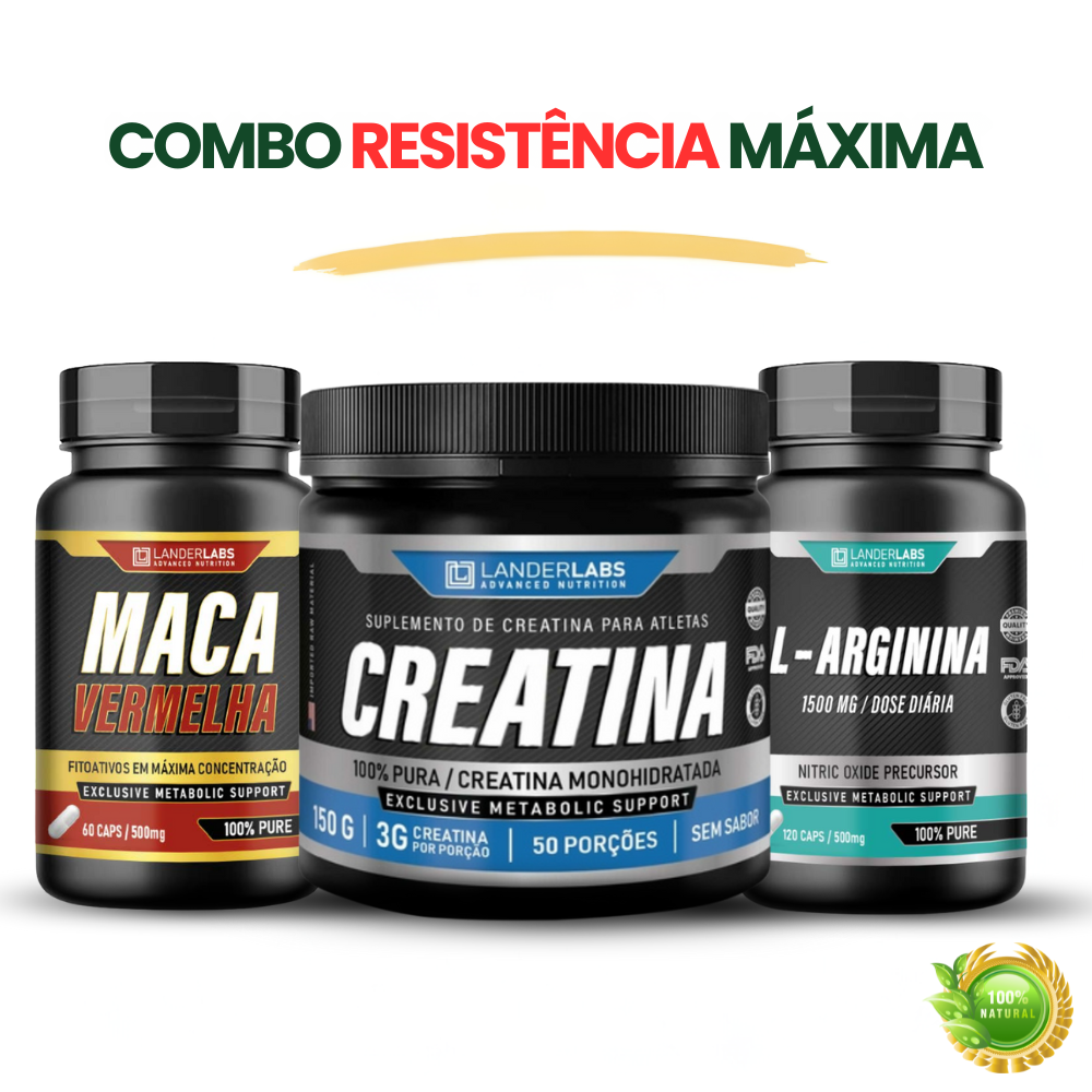 COMBO RESISTÊNCIA MÁXIMA – Força, Energia e Desempenho Sem Limites